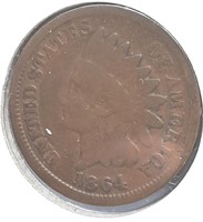 Indian Head  1864 Bronze Penny