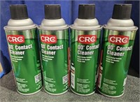 2 lots of 2 Cans CRC QD Contact Cleaner