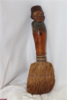 A Rare Vintage German Figueral Handle Brush