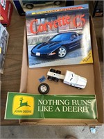 Flat: Corvette C5 Book; BoJac Semi, JD Sticker