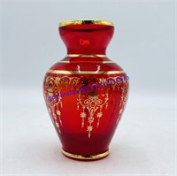 Small Vecchia Murano Style Glass Vase