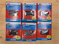 6 Boxes of Mixed Ace Deck Screws