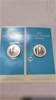 2 sterling silver proof coins