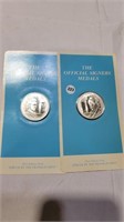 2 sterling silver proof coins