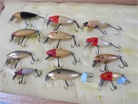 (12) VINTAGE FISHING LURES