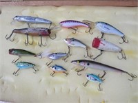 (12) VINTAGE FISHING LURES