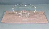 Steuben Glass 7 1/2" Footed Bowl
