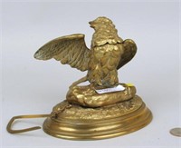 Bronze Bird Form Ink Stand