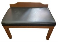 Padded Wooden Bench