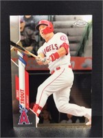 2020 Topps Chrome Mike Trout card