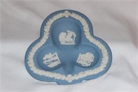 A Ceramic Wedgwood Jasperware Club Shaped Ashtray