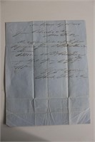 1858 Folded Letter/ Envelope Thiele Seiler & Co.