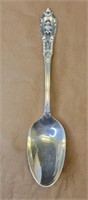 Rose Point Wallace Sterling Silver-Serving Spoon