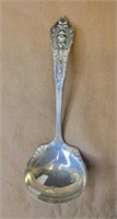 Rose Point Wallace Sterling Silver Gravy Ladle