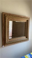 Antique Ornate Wood Framed Decorative Mirror