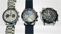 Lot of 3 Men's Wrist Watches