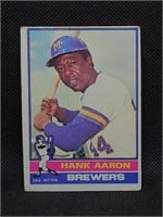 1976 Topps #550 Hank Aaron Baseball Card