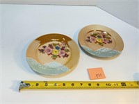 Pair of Japanese Lusterware Plates
