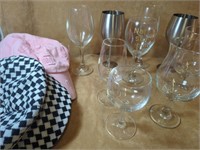 Beautiful Wine & Liquor Glasses and a Variety of