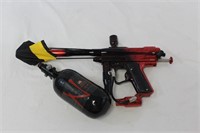 Paint Ball Gun and Air Cartridge