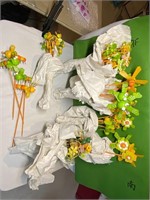 Wooden Insect Garden Planter Bouquet Stakes