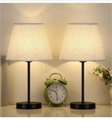(New) Table Lamps Bedside Lamps Set of 2 Desk