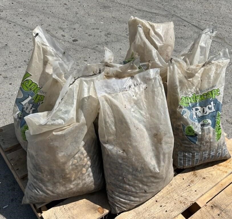 9 Bags of Landscape Rock