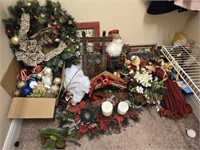 Huge estate lot of christmas decor