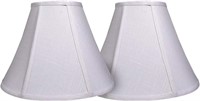 B2862  Tootoo Star White Fabric Lamp Shade Set of