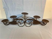 Bronze Metal Candle Holder