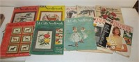 (18) 1925-1960's McCall needlecraft magazines.