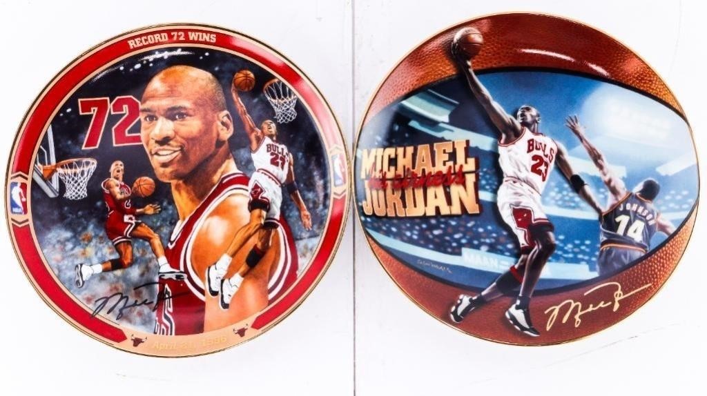 Set 2 - Michael Jordan Collector Plates Limited Ed