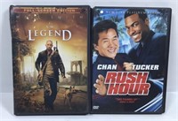 New Damaged Box I Am Legend & Rush Hour DVD’s