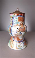 Japanese Ariata Samurai Lamp / Vase, signed