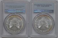 2 - 2016 ASE Silver Eagles PCGS MS70 MS69