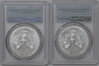 2 - 2020 ASE Silver Eagles PCGS MS70