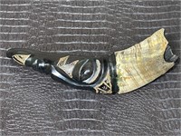 CARVED HORN