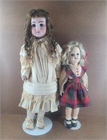 28" Dep C.M Doll & Vtg 21"  Ideal Doll