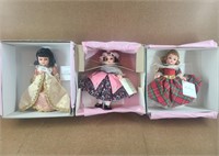 3 Madame Alexander Dolls