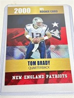 Tom Brady 2000 Rookie Phenoms NFL Rookie Card