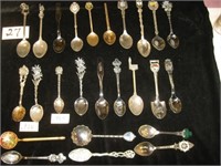 Large Bag of Souvenir/Travel Spoons of the World