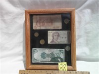 FRAMED FOREIGN CURRENCY