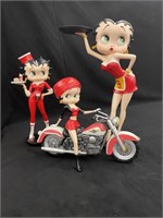 BETTY BOOP FIGURINES  10" TO 17" TALL