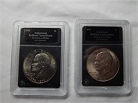 1971 & 1976 Ike Uncirculated Dollars