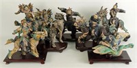 Seven Chinese Roof Tile Warriors