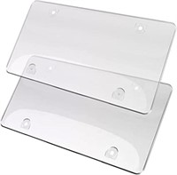 License Plate Covers in a Pack of 2 (with Bolts)