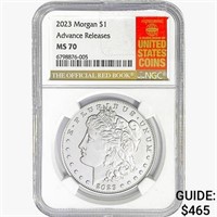 2023 Morgan Silver Dollar NGC MS70 Advance