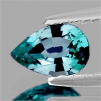 Natural Brilliant Seafoam Blue Zircon {Flawless-VV