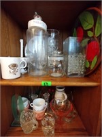 Glassware and decorative items