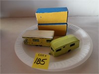 2-Matchbox vehicles w/Homemade Boxes